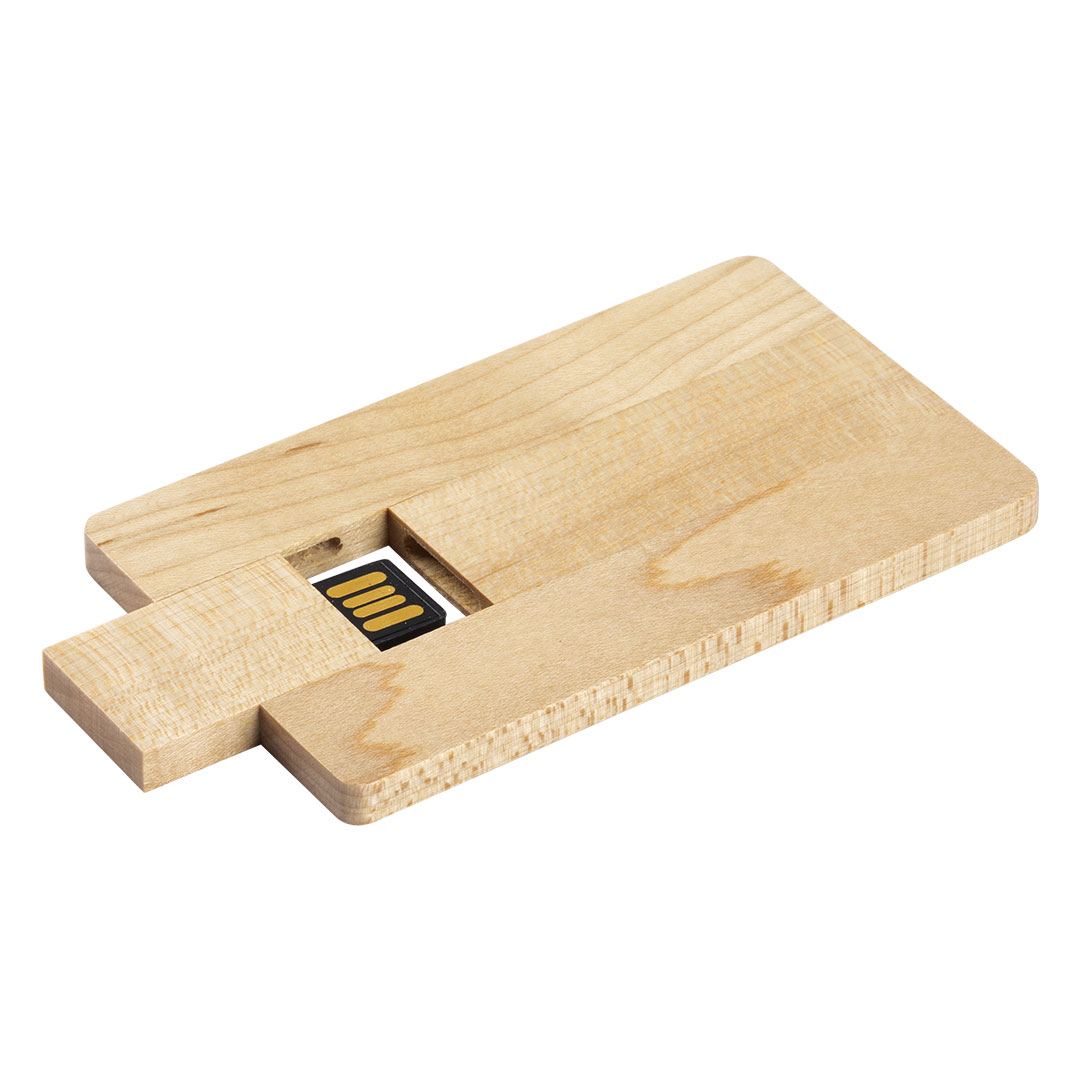 CREDIT CARD WOOD Bež