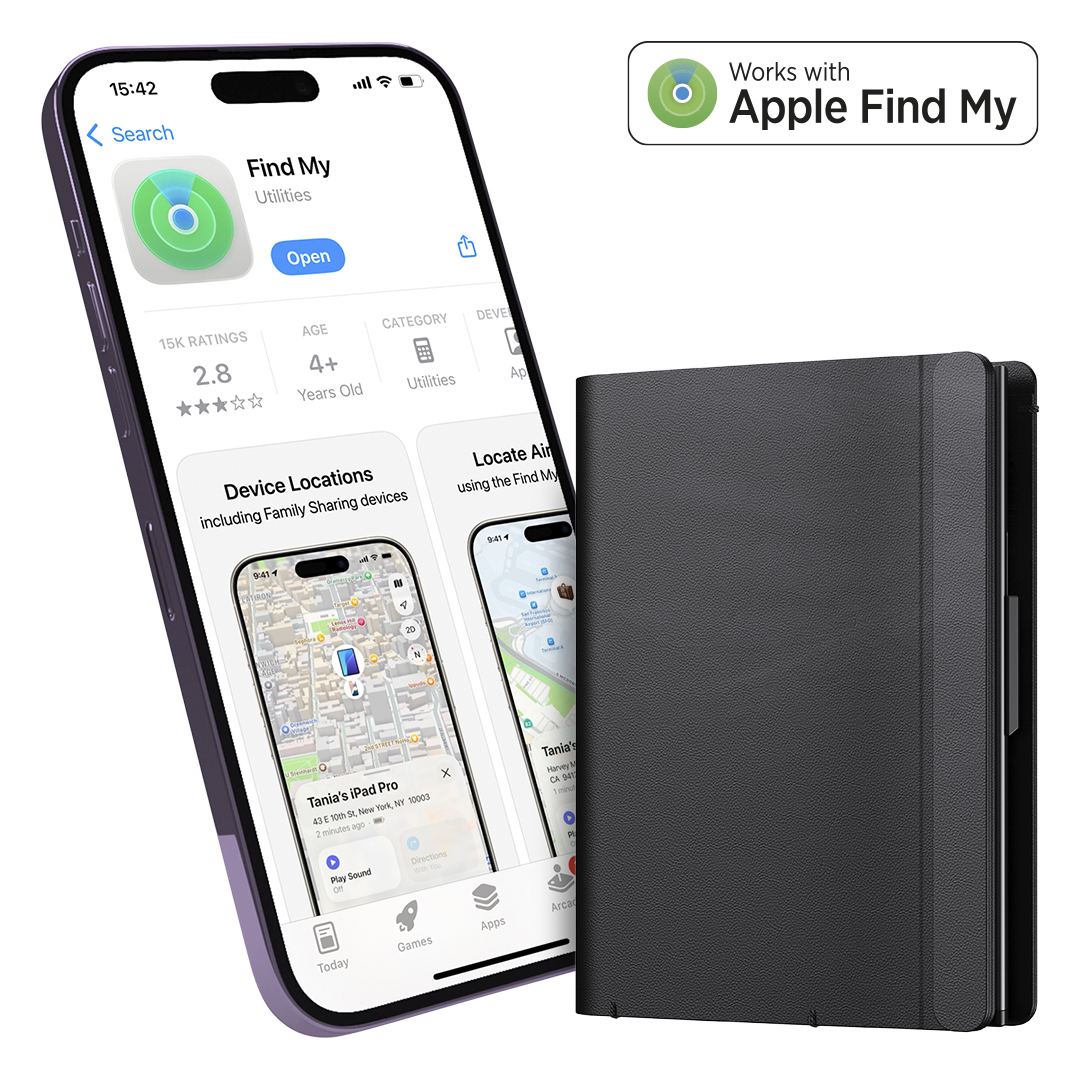 WALLET CARD FINDER Crna