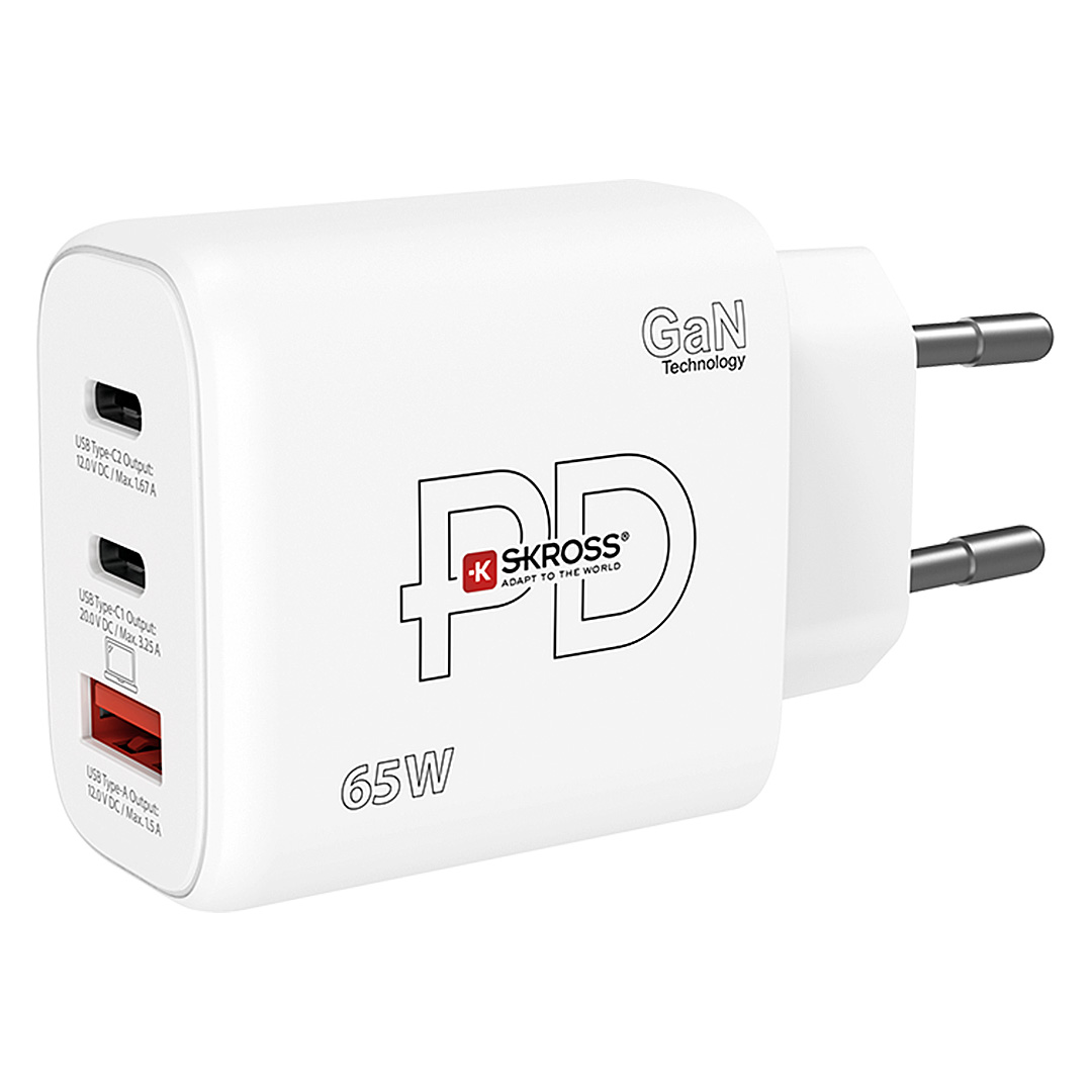 POWER CHARGER 65W PD EU Bela