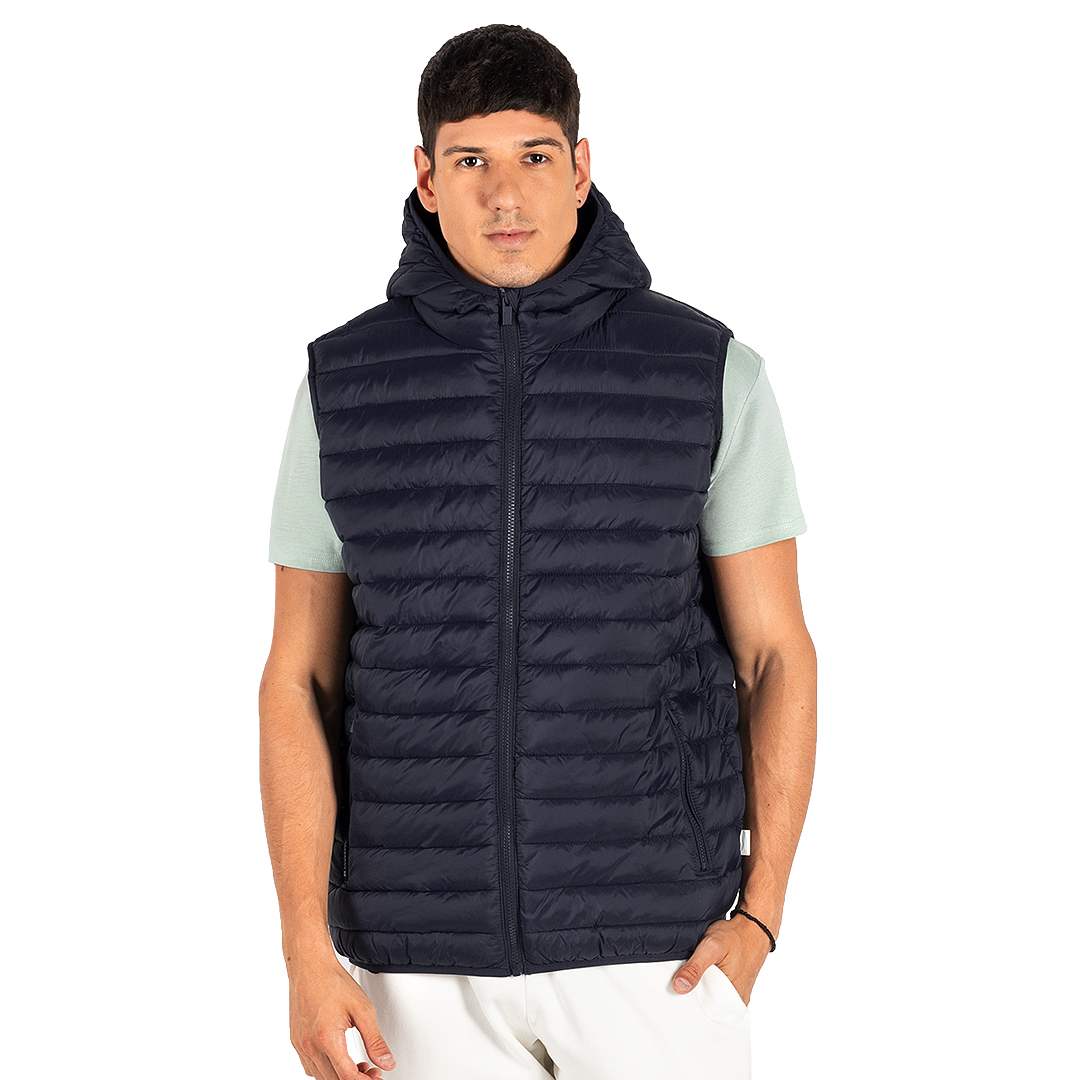 LIBERTY HOOD VEST MEN Plava