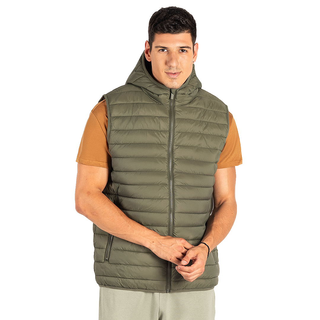 LIBERTY HOOD VEST MEN Zelena