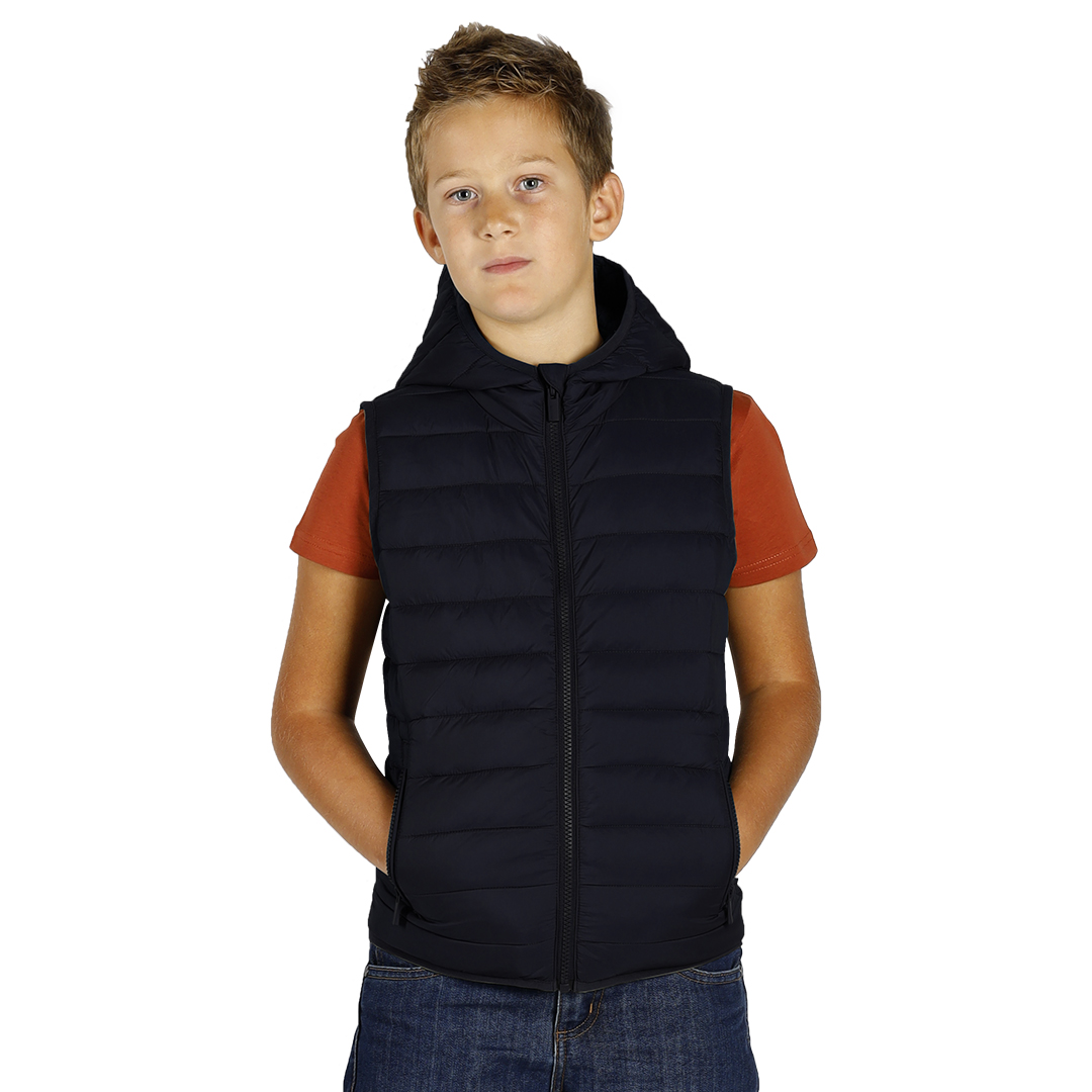 LIBERTY HOOD VEST KID Plava