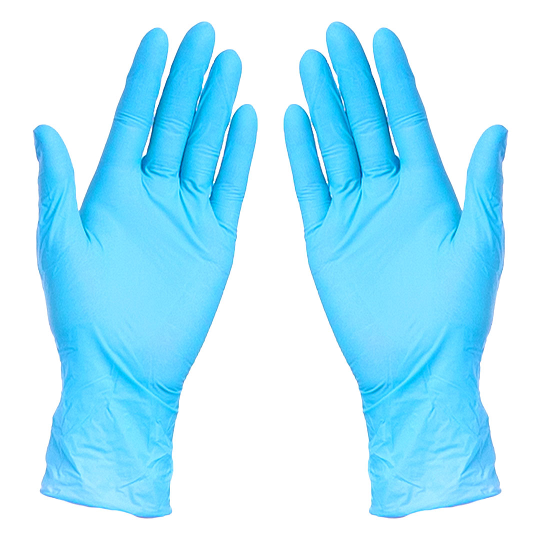 NITRILE GLOVES Plava
